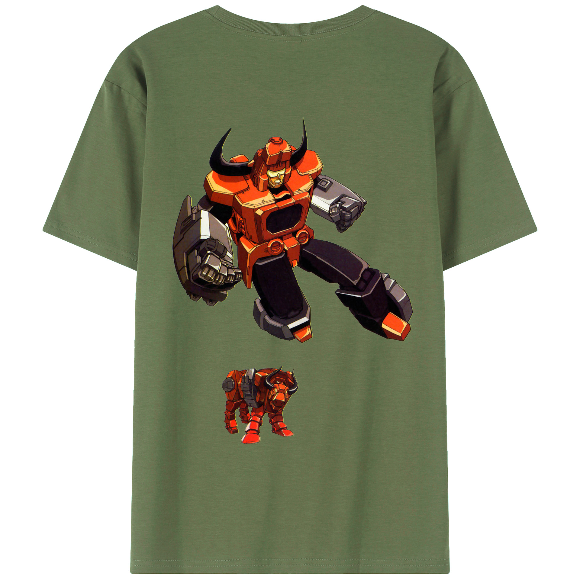 （画像用）  綿100％ メンズ半袖Tシャツ（バックプリント） 通気性